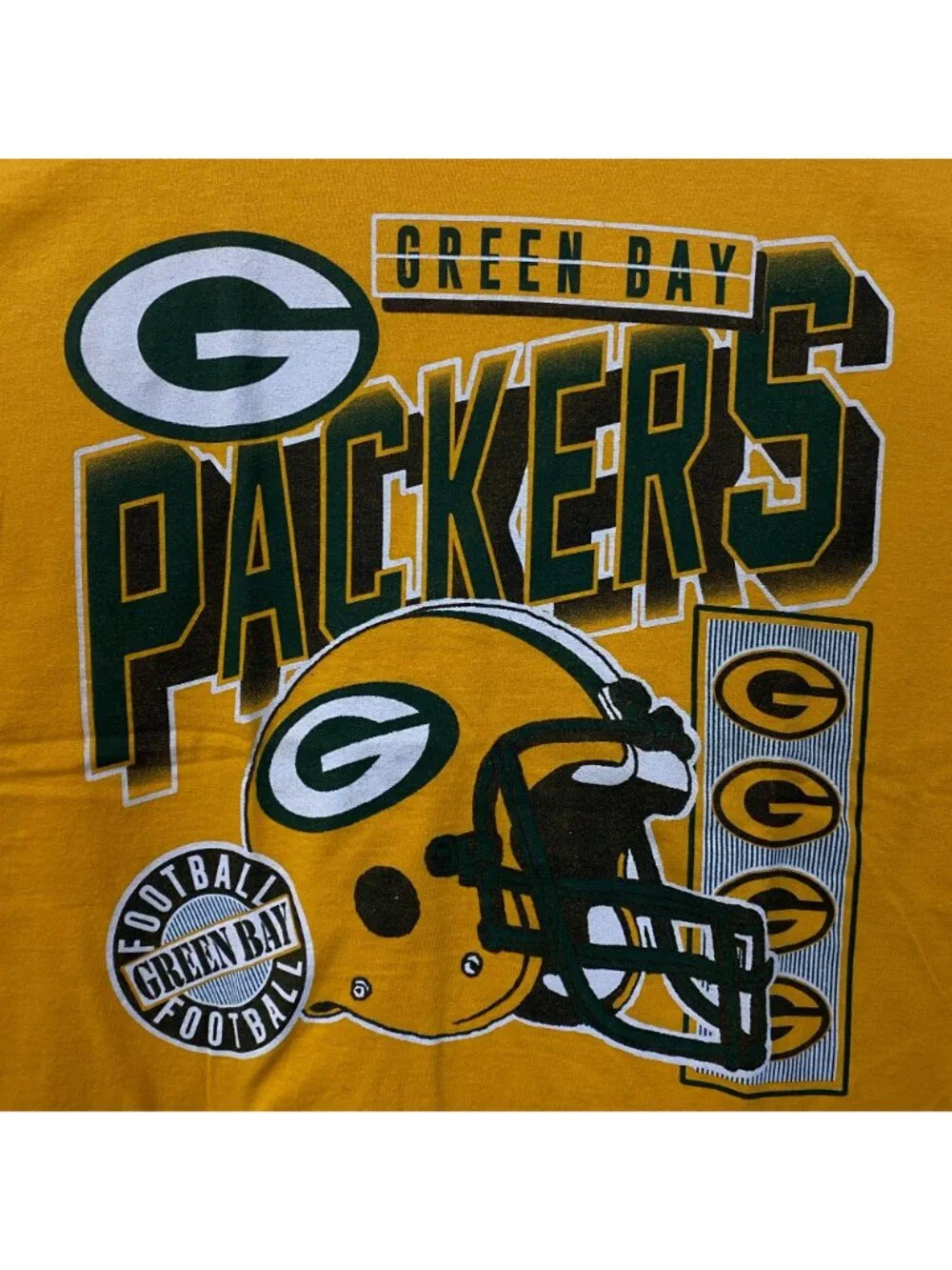 Junk Food Clothing Green Bay Packers Checkdown Flea Market Tee Medium